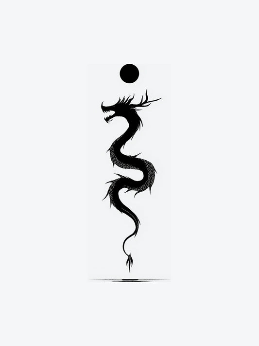 Royal Dragon temporary tattoo