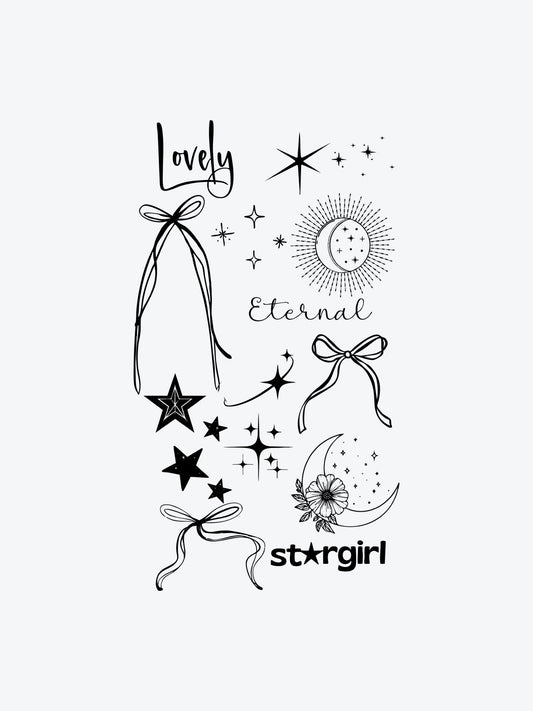 Stargirl Bundle(15 Tattoos) temporary tattoo