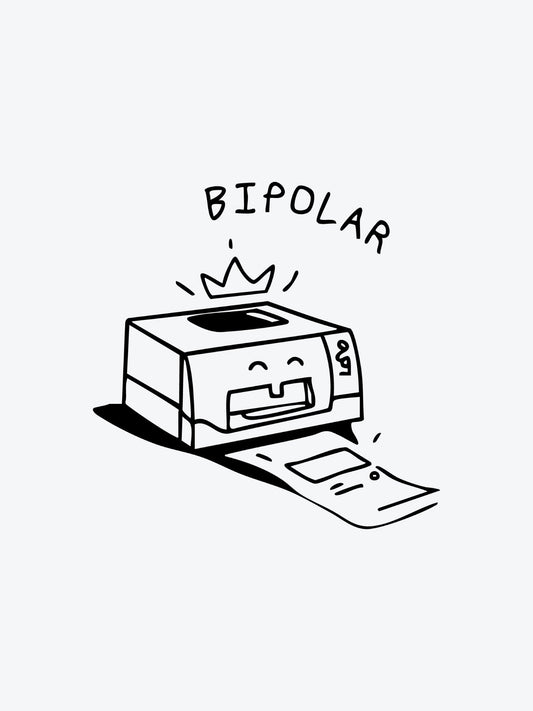 Bipolar temporary tattoo