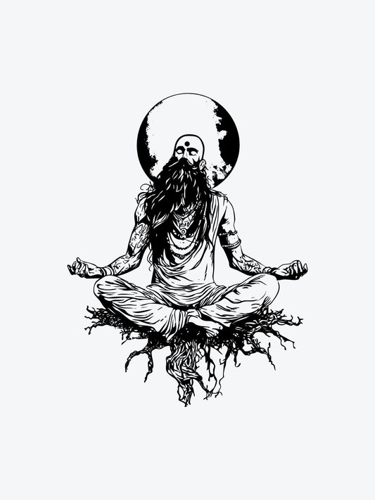 Consciousness Meditation temporary tattoo