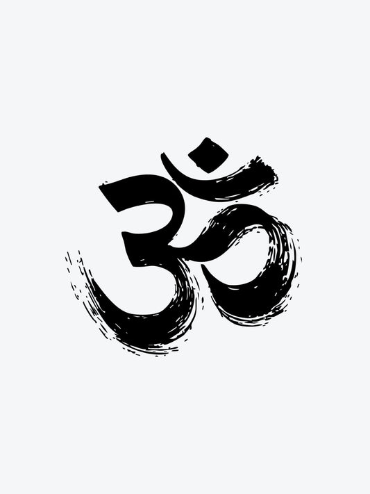 Echo of Om temporary tattoo