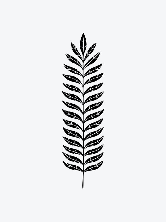 Big Leaf temporary tattoo