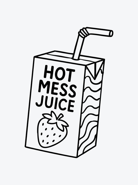 Dumb Bitch Juice temporary tattoo