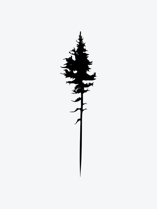 Black Tree temporary tattoo