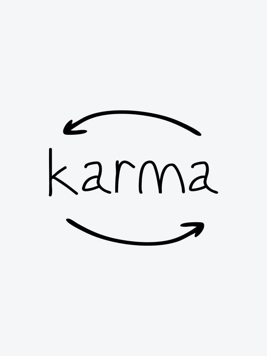 Karma Arrows temporary tattoo