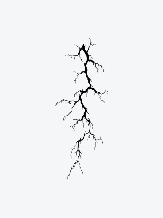 Thunder temporary tattoo