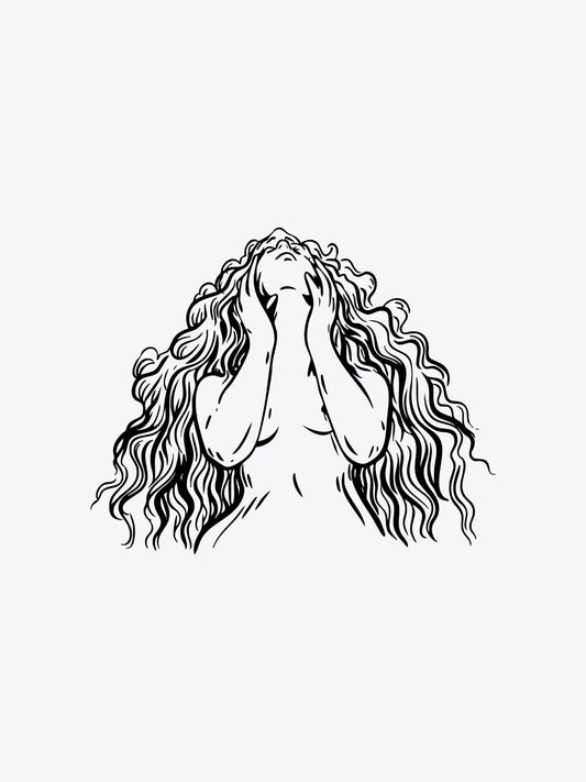 Sketch Shakira temporary tattoo