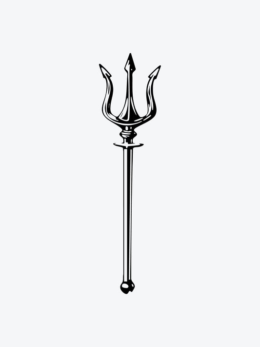 Trident temporary tattoo