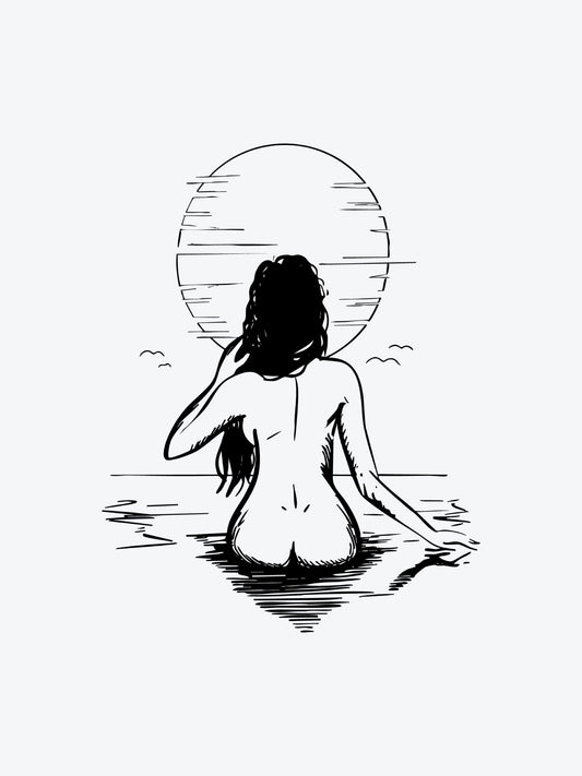 Into the Sun temporary tattoo