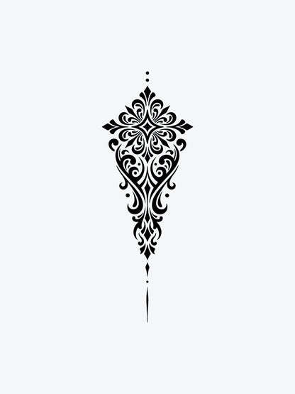 Woman Tribal by Mauricio Amaya temporary tattoo