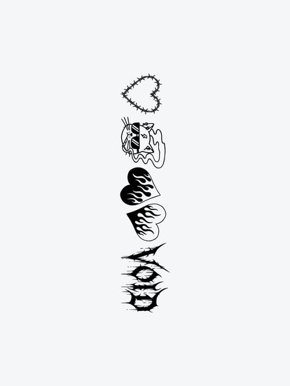 Random Bundle temporary tattoo