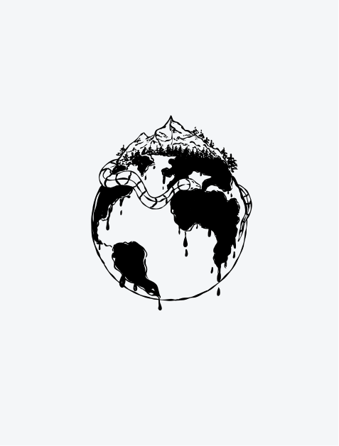 Planetary Harmony by K.G. temporary tattoo