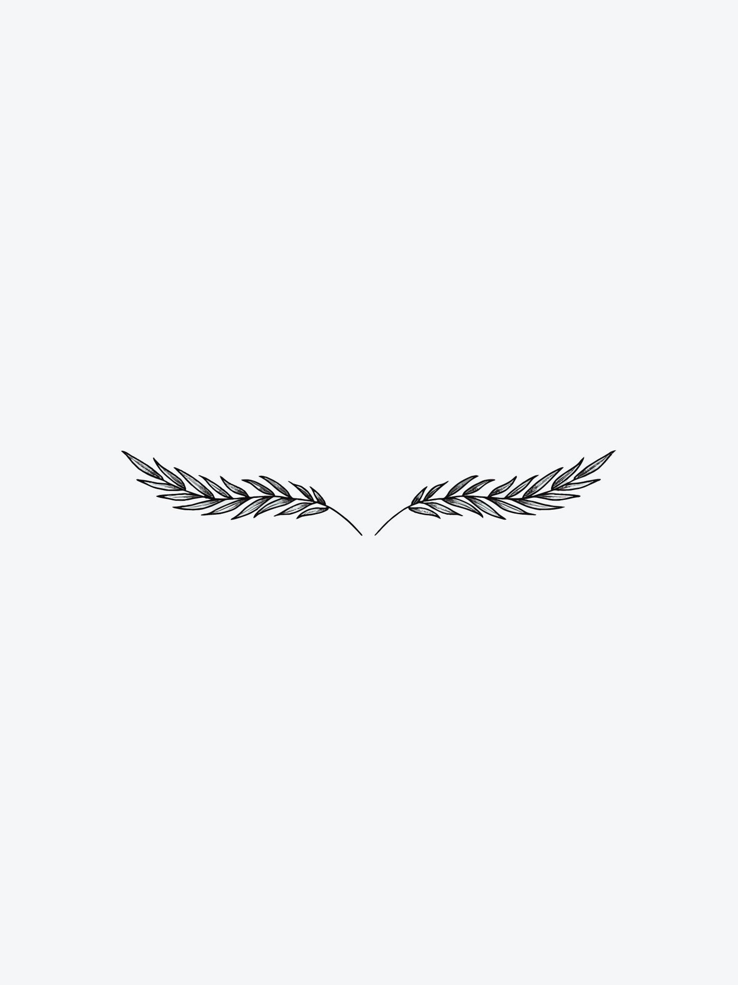 Laurel Branch temporary tattoo