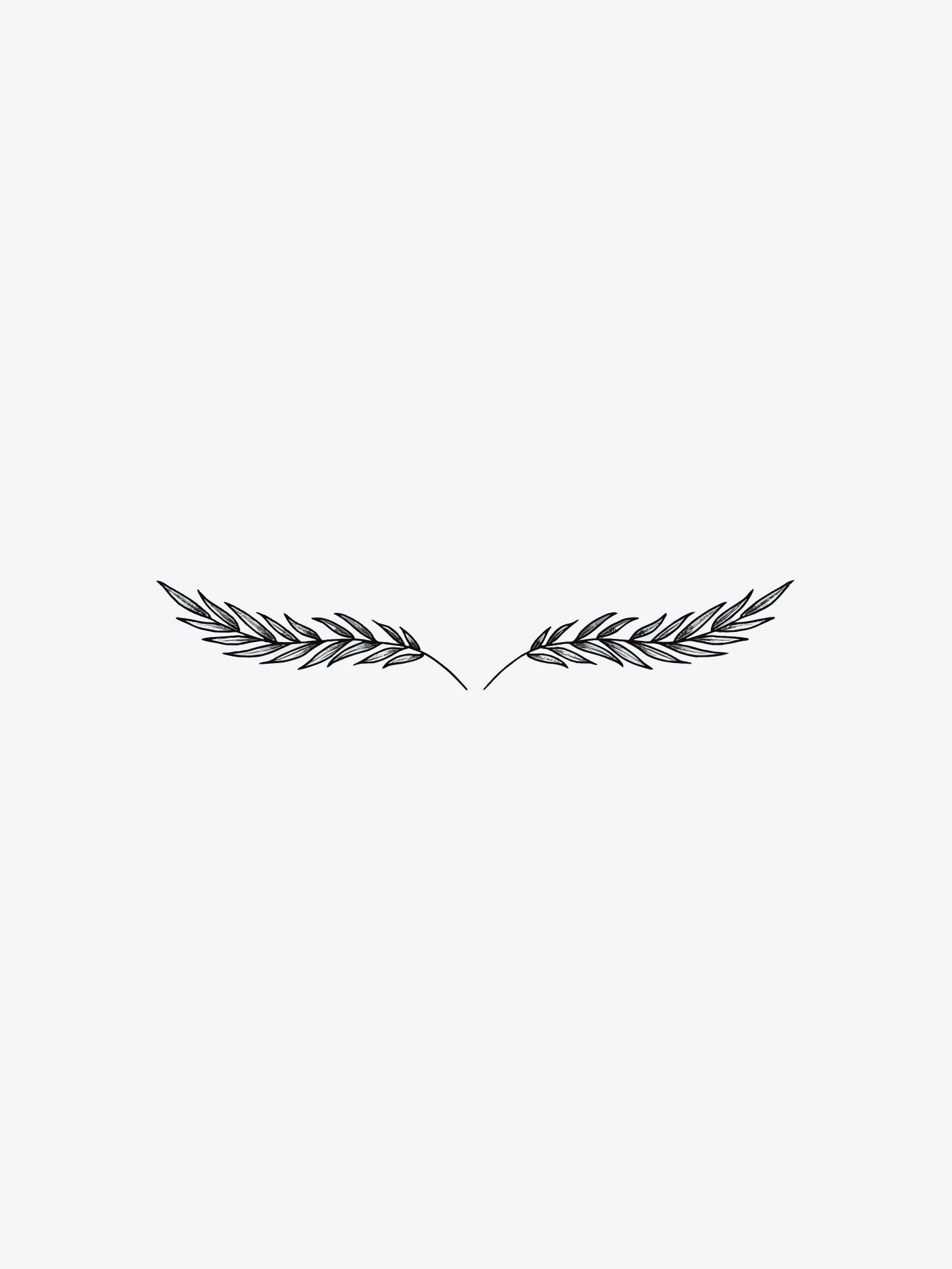 Laurel Branch temporary tattoo