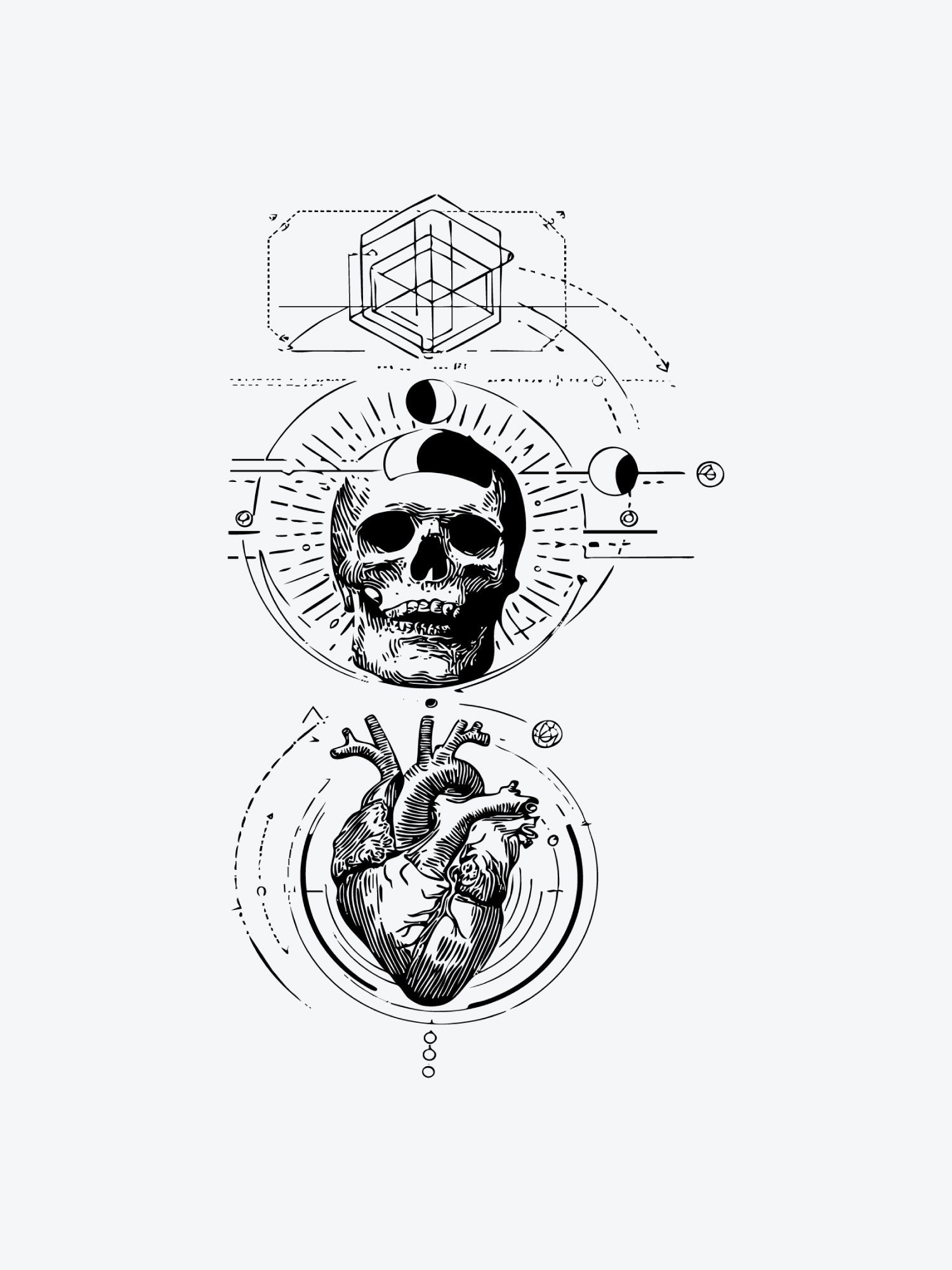 Dead Culture temporary tattoo