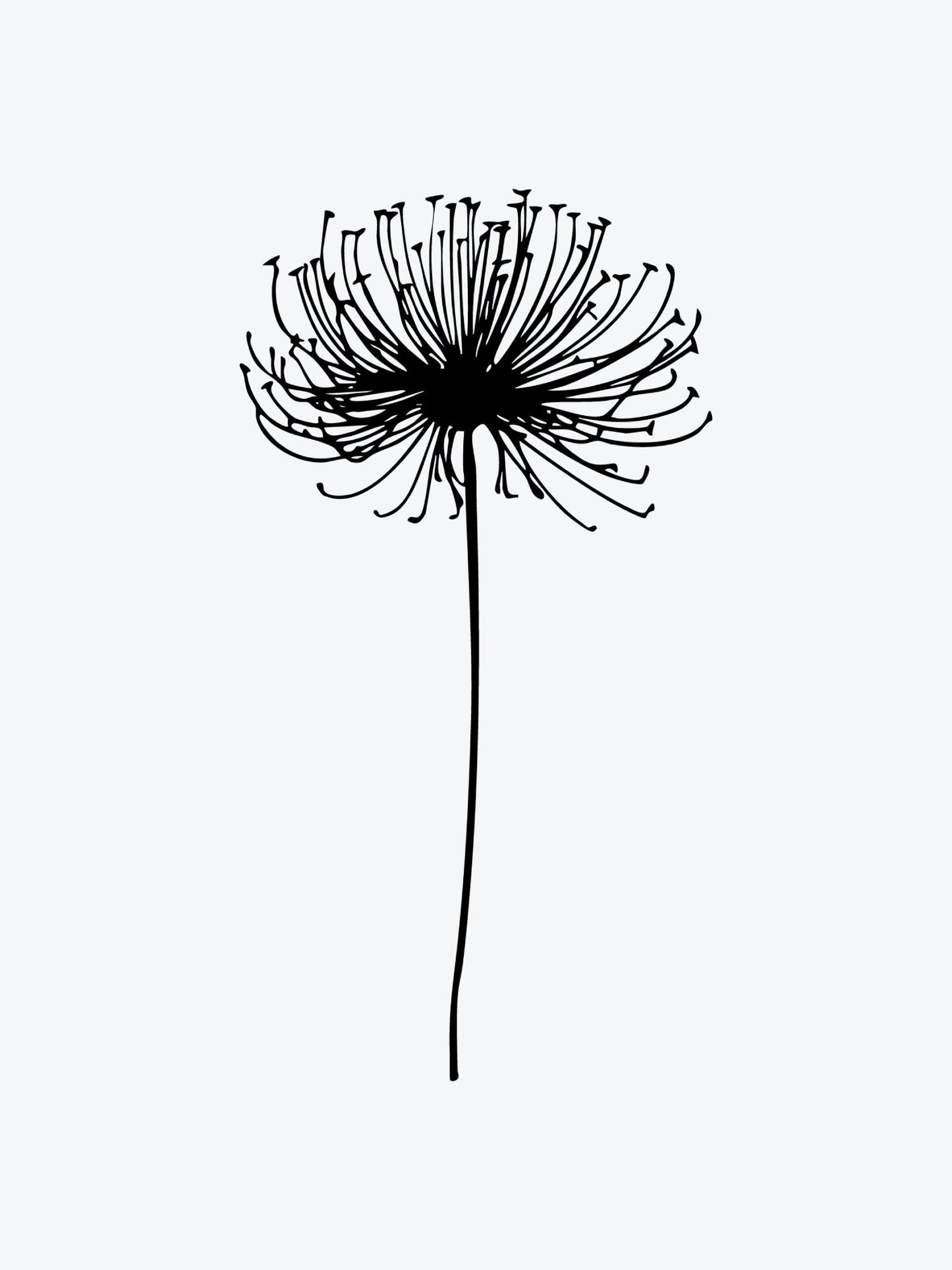 Dandeline temporary tattoo