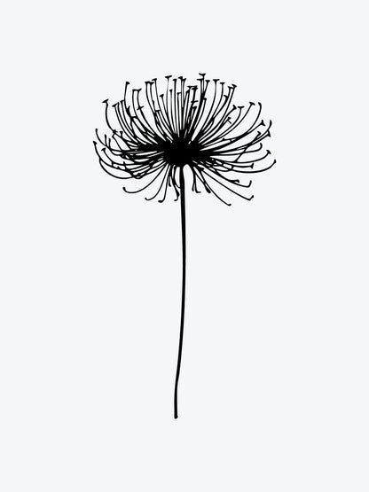 Dandeline temporary tattoo