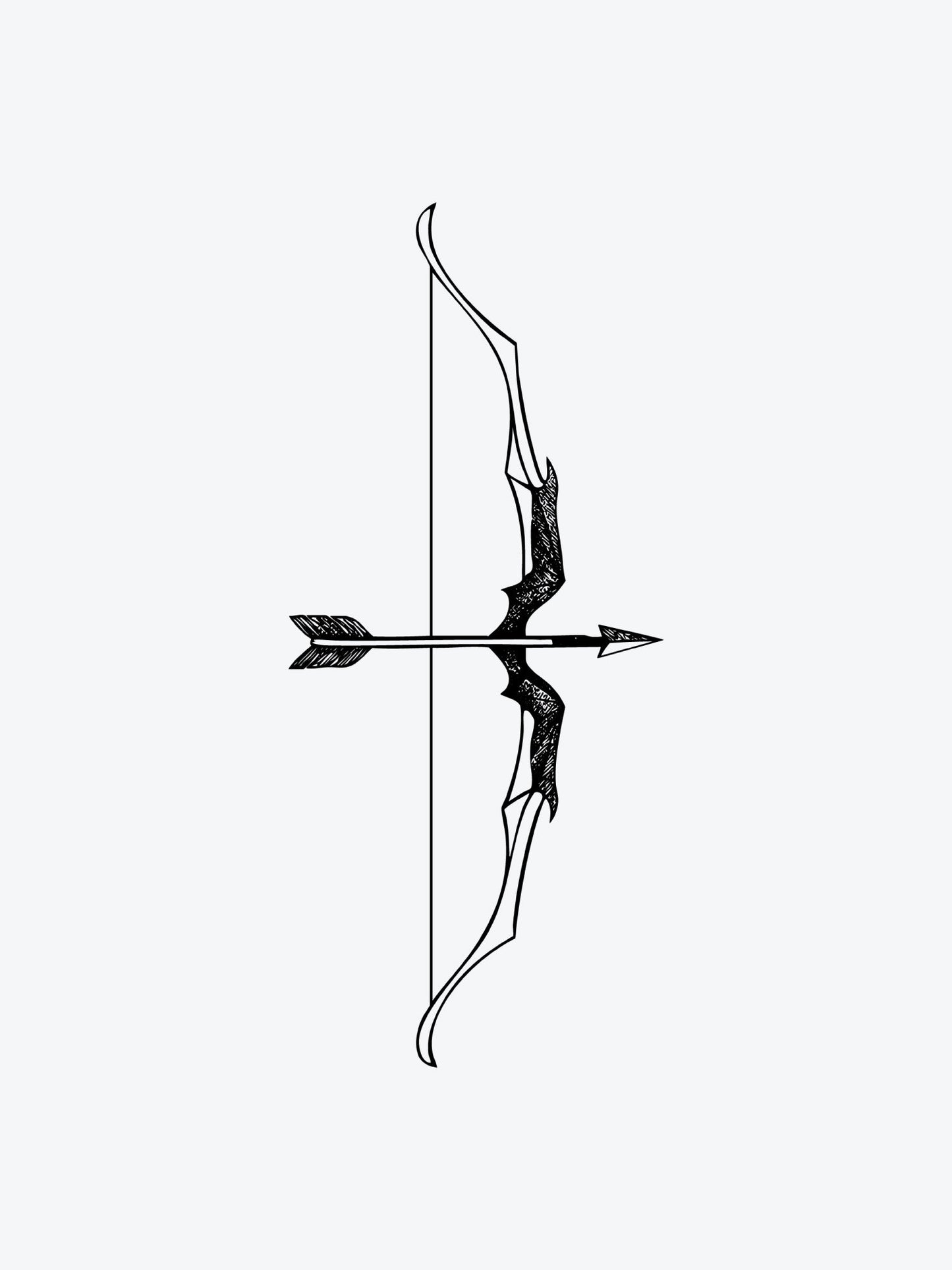 Arch temporary tattoo