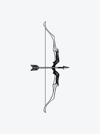 Arch temporary tattoo