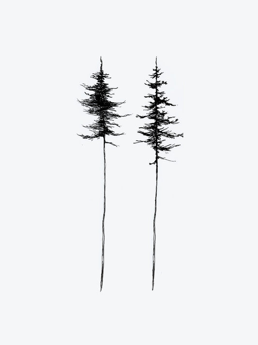 Tree Duo(2 Tattoos) temporary tattoo