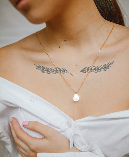 Laurel Branch temporary tattoo