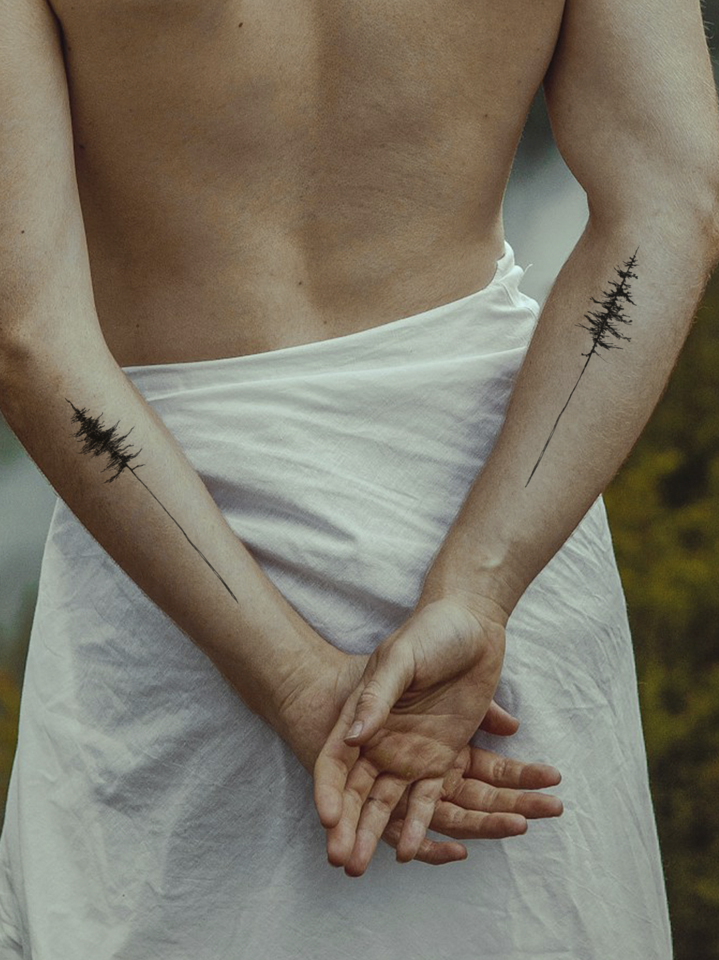 Tree Duo(2 Tattoos) temporary tattoo