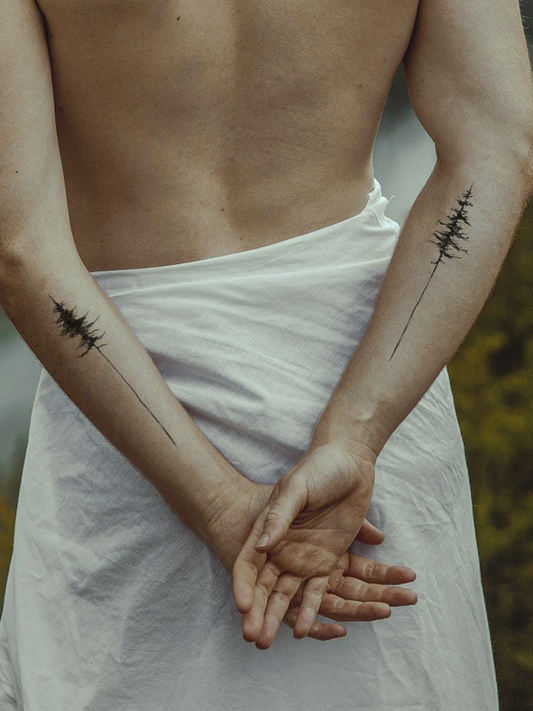 Tree Duo(2 Tattoos) temporary tattoo