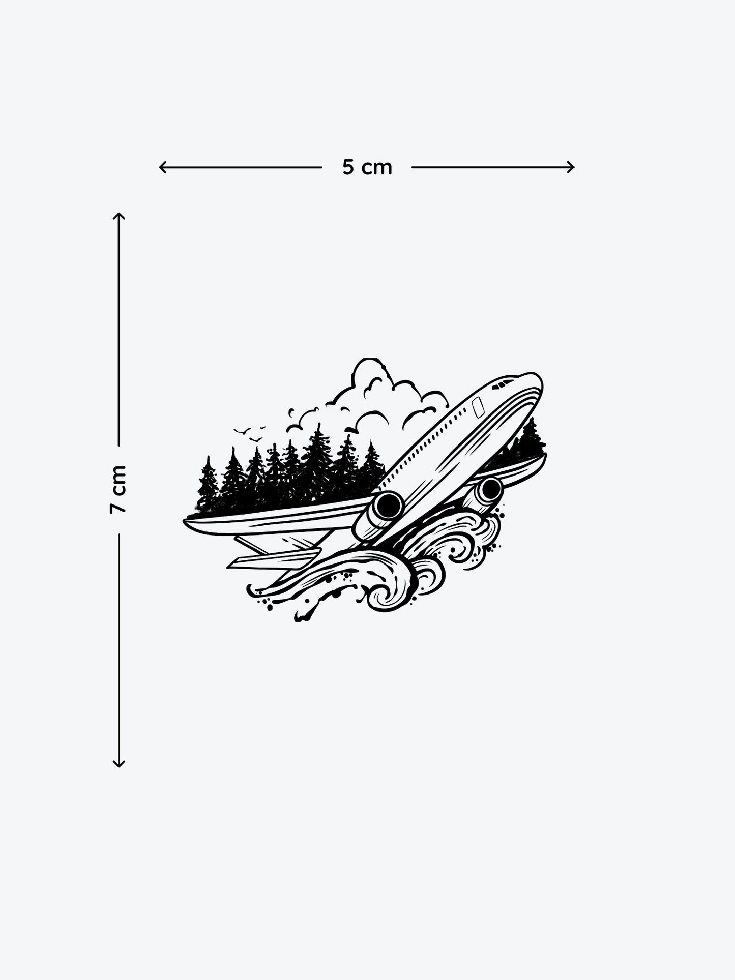 Boundless Journey by Kateryna temporary tattoo