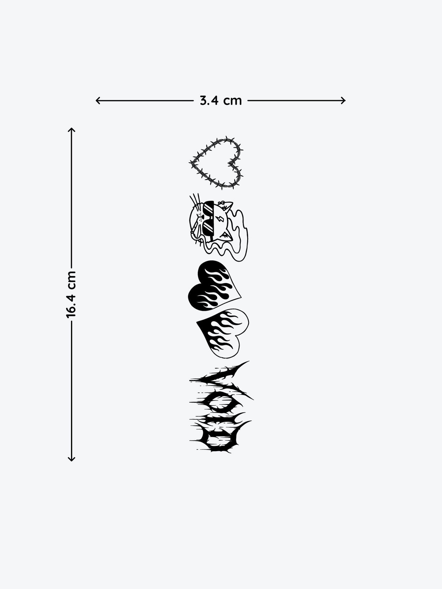 Random Bundle temporary tattoo