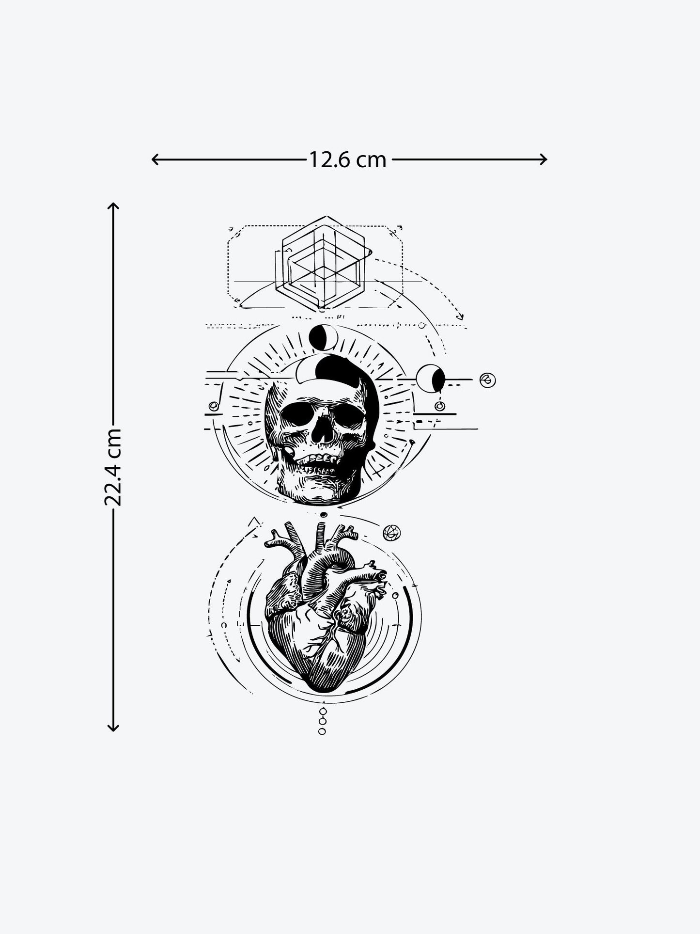 Dead Culture temporary tattoo