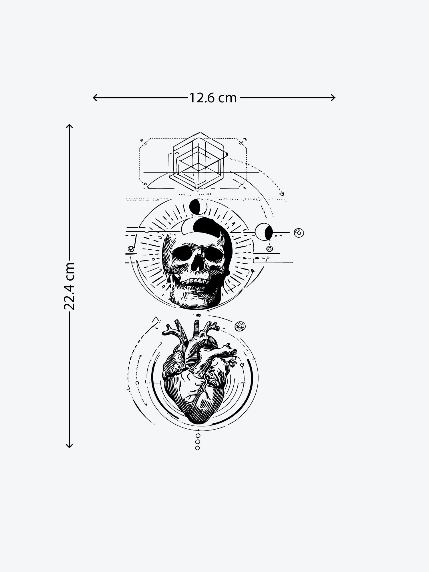 Dead Culture temporary tattoo