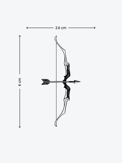 Arch temporary tattoo