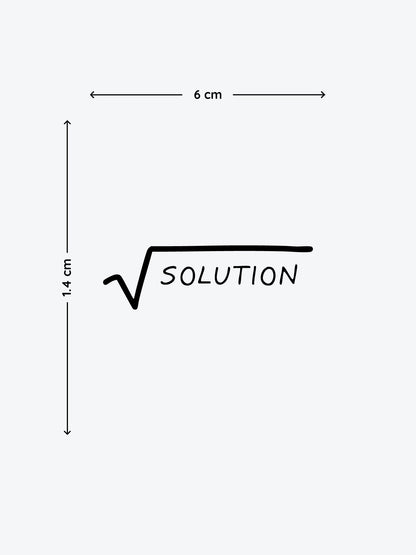 Solution temporary tattoo