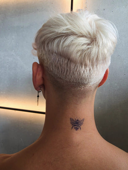 Bee temporary tattoo