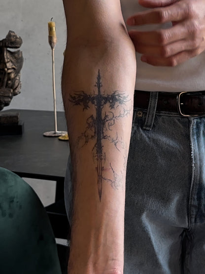 Sword of the Swords temporary tattoo