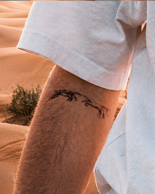AI Vs Human temporary tattoo