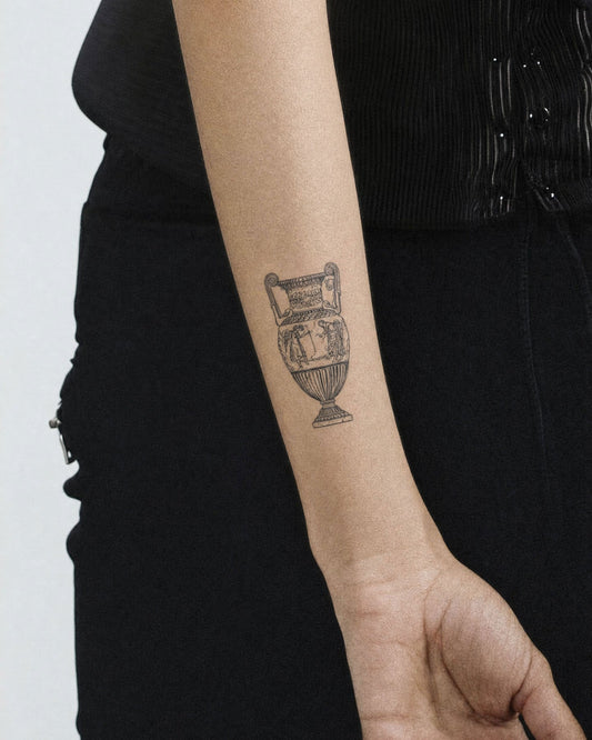 Ancient Vase temporary tattoo