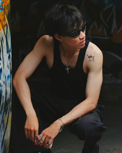 Angel Gone Bad temporary tattoo