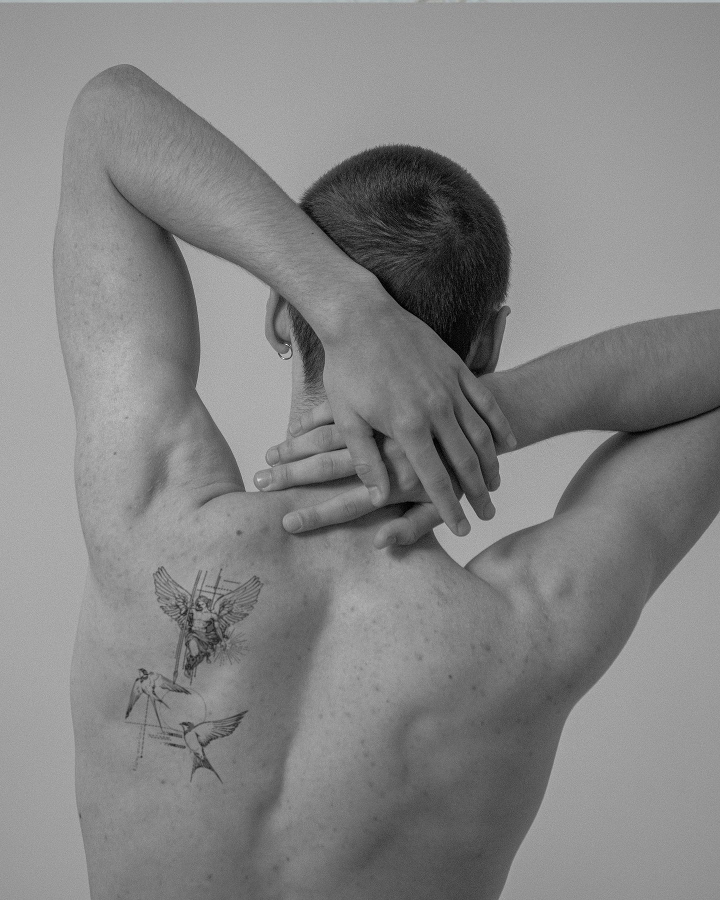 Angel Power temporary tattoo