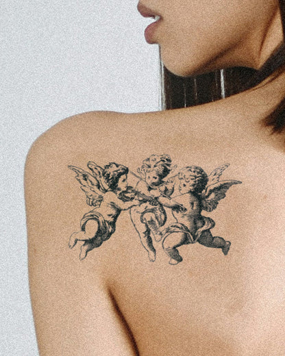 Angel Symphonie temporary tattoo