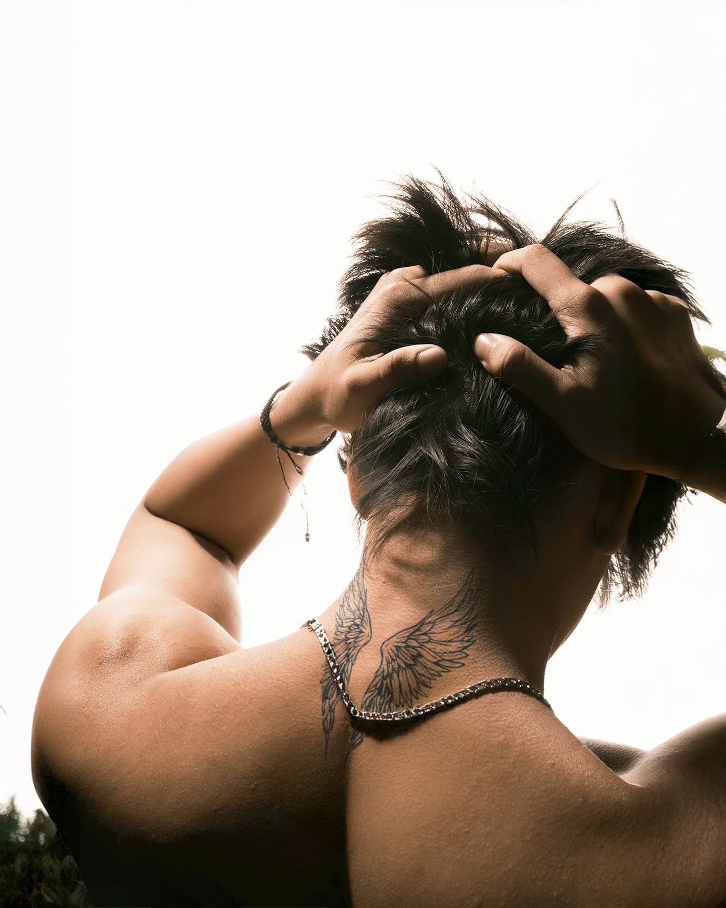 Angel Wings temporary tattoo