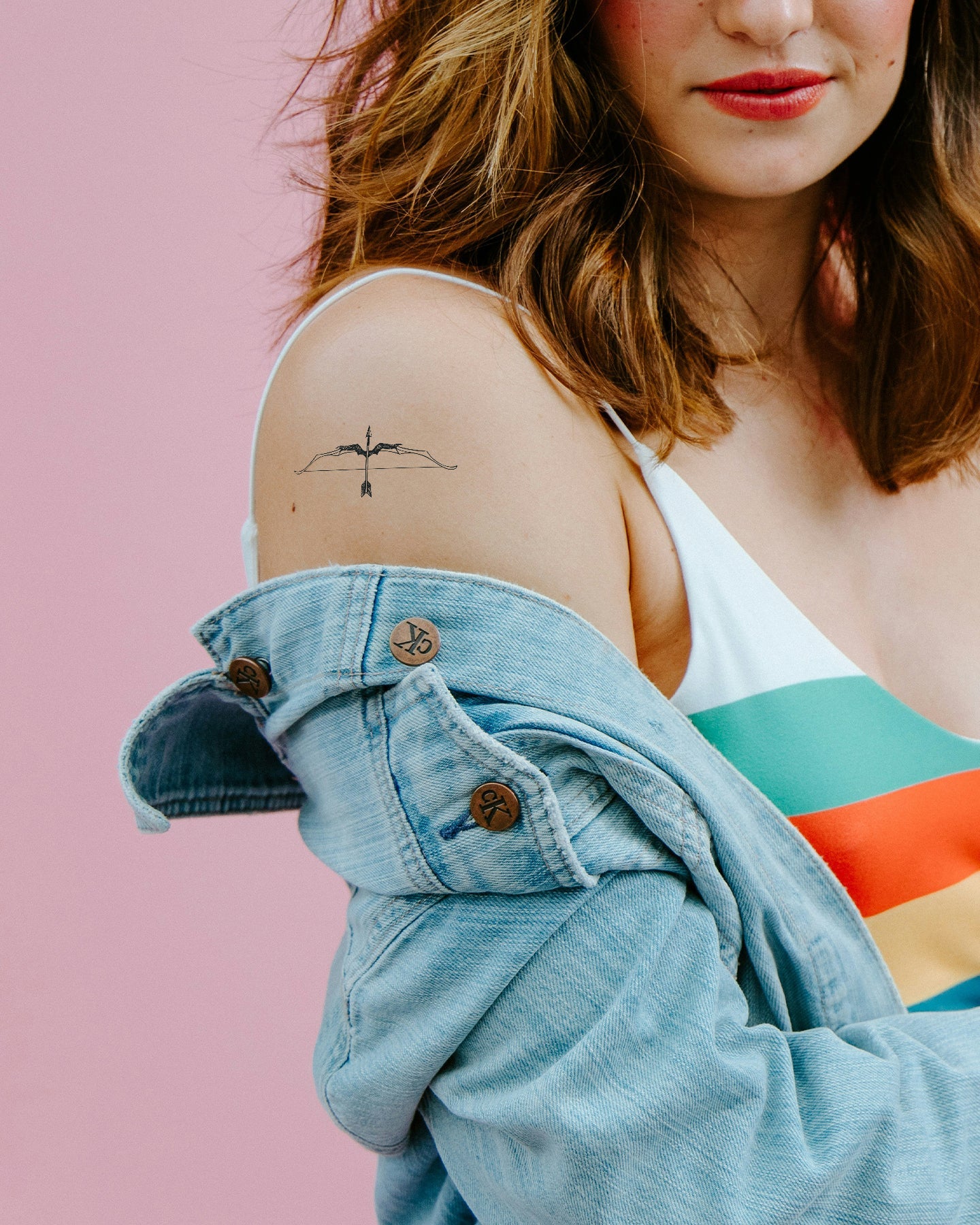 Arch temporary tattoo