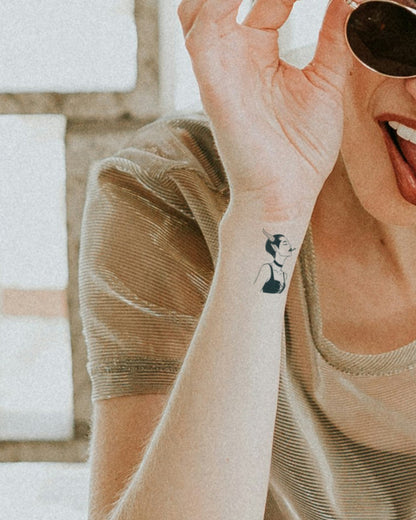 Bad Girl temporary tattoo