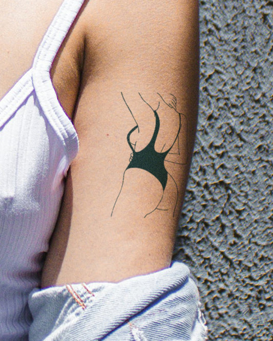 Beach Feelings temporary tattoo