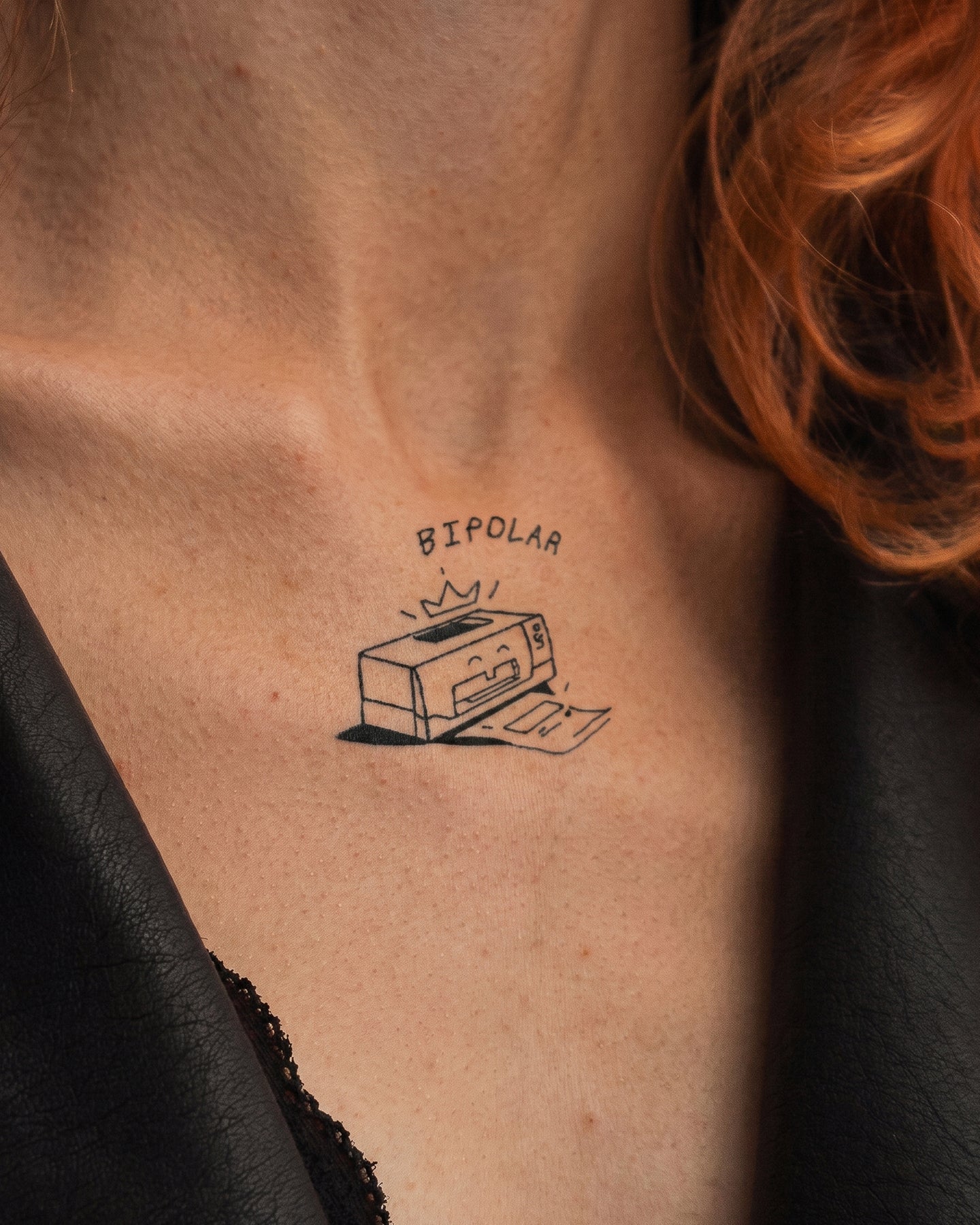 Bipolar temporary tattoo
