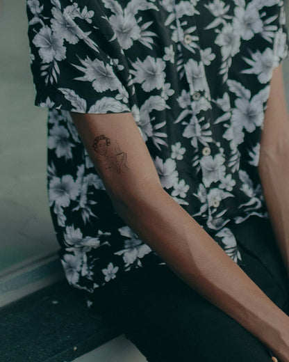 Blessed And Stressed temporary tattoo