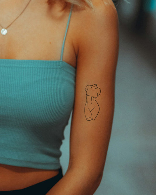 Body temporary tattoo