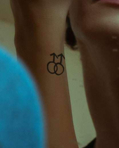 Bold And Bound temporary tattoo