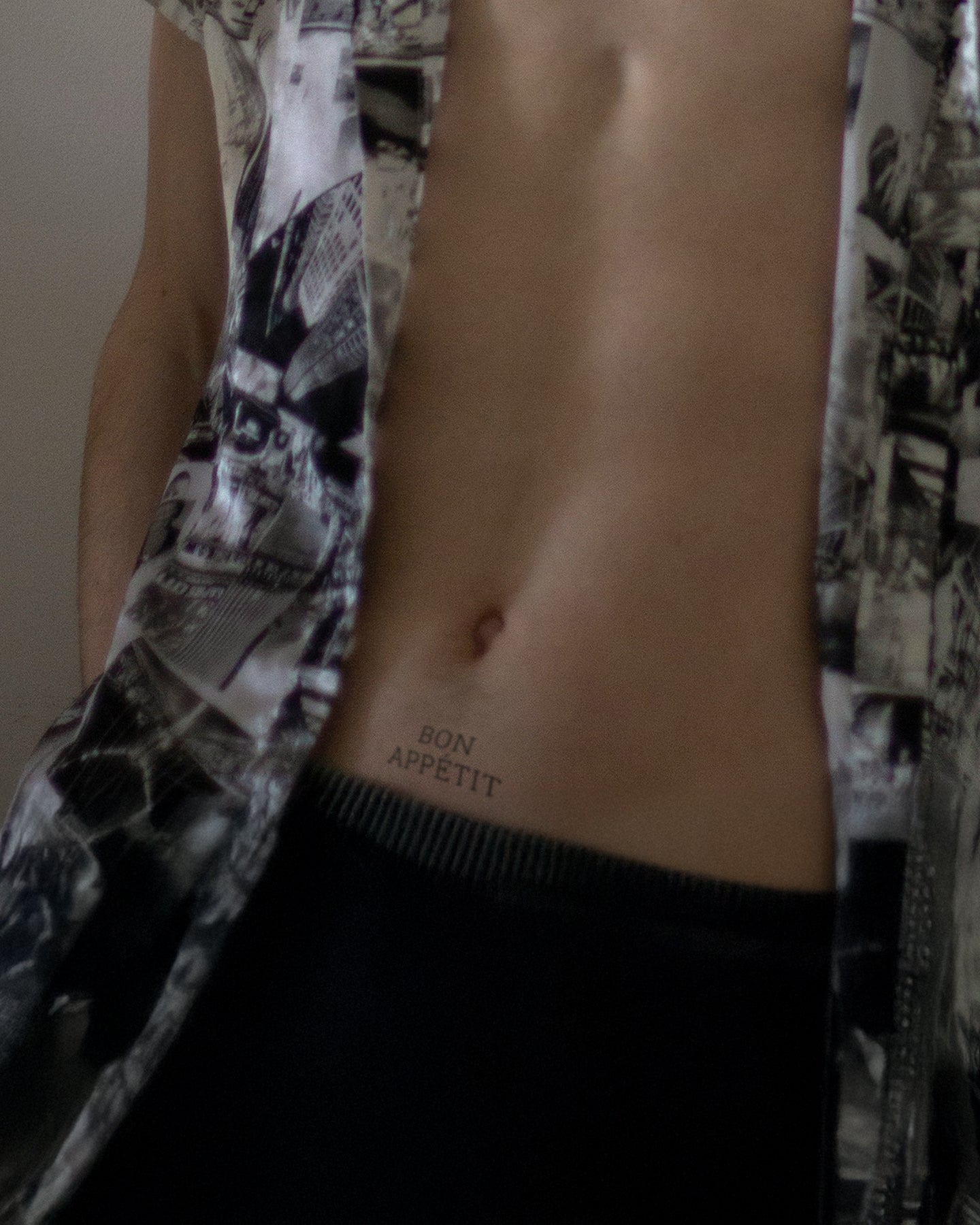 Bon Appetit temporary tattoo