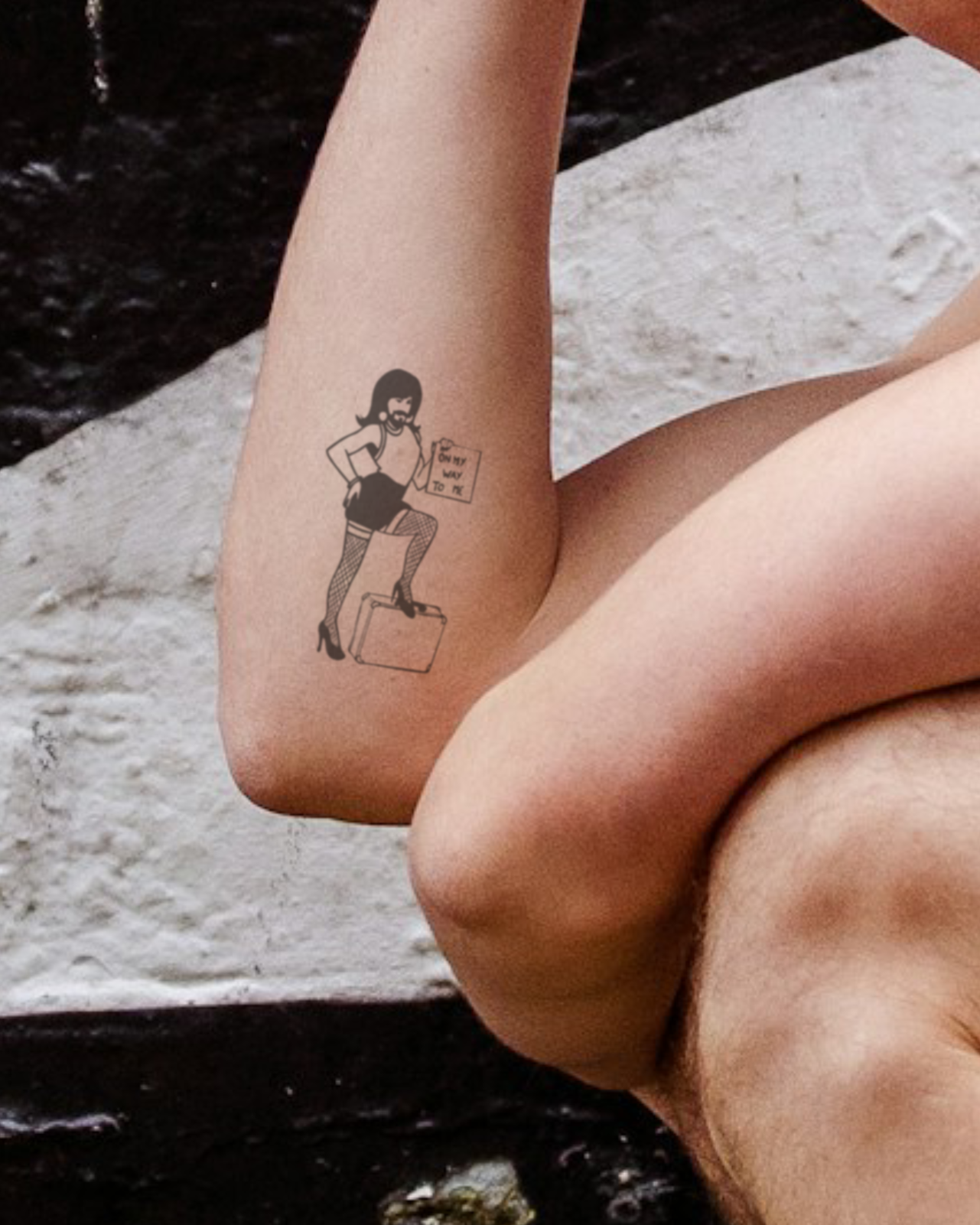 Break Free temporary tattoo